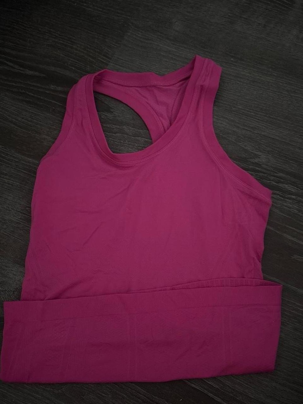 Athleta Magenta Racerback Tank Top